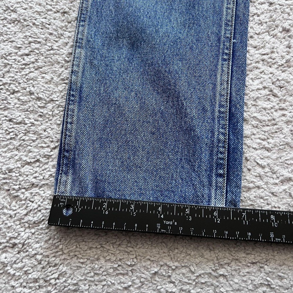 B SIDES Straight Jeans Womens 24 Blue High Rise Medium Wash Denim Made USA - Picture 15 of 16